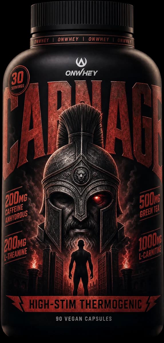 CARNAGE 90 VEGAN CAPSULES tub
