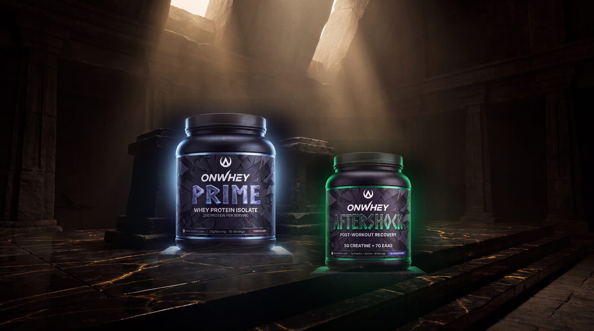 FOUNDATION STACK: PRIME, AFTERSHOCK standing together on a stone altar