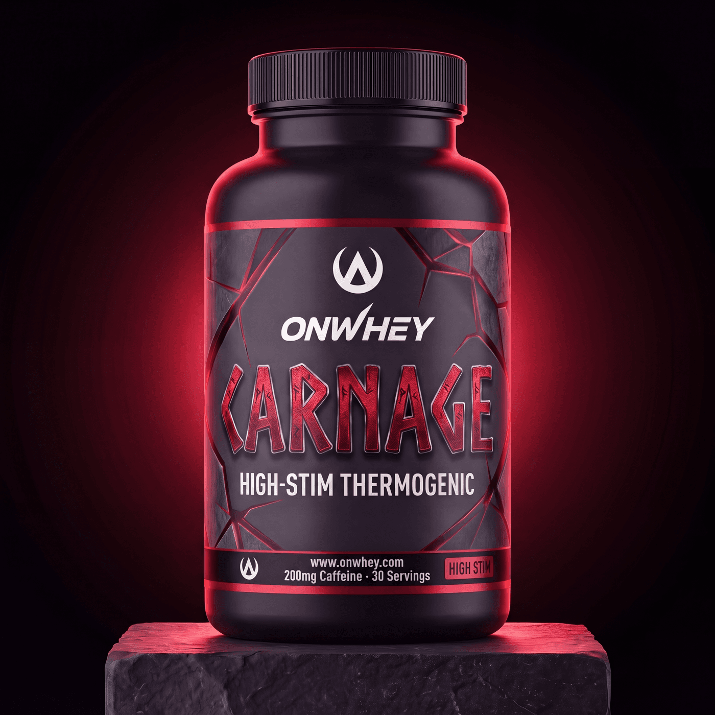 OnWhey CARNAGE: High-Stim Thermogenic