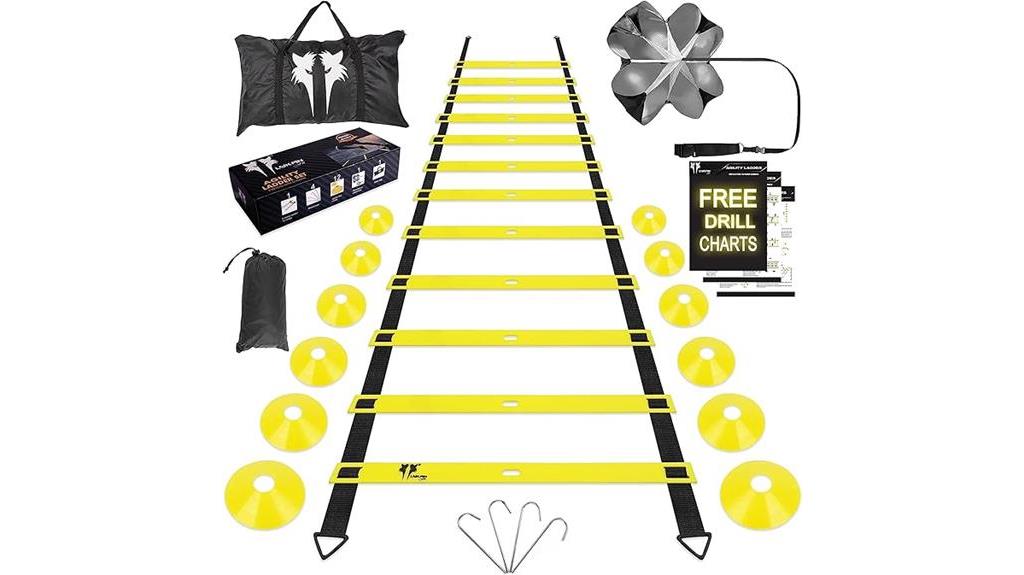 5 Best Agility Ladders For Footwork Training 1 20Ft Sports Training Ladder
