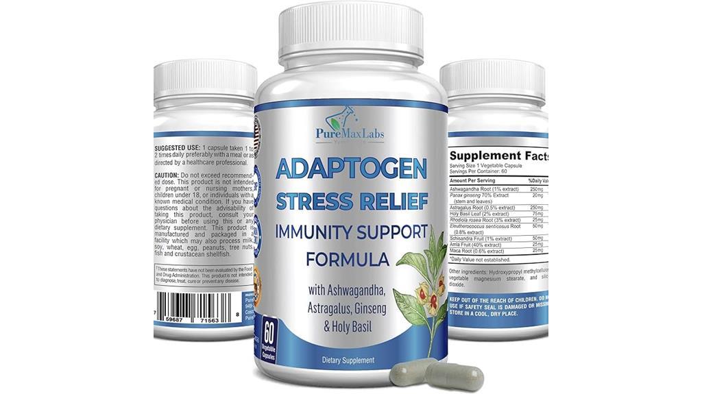 10 Best Adaptogen Supplements For Stress Relief: Find Your Calm In 2025 3 Adaptogen Immune Support Capsules