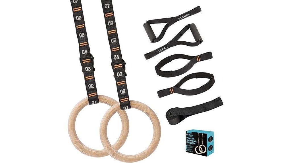 The 3 Best Wooden Gymnastic Rings For A Pro-Level Home Workout In 2024 3 Adjustable Gymnastic Rings Set
