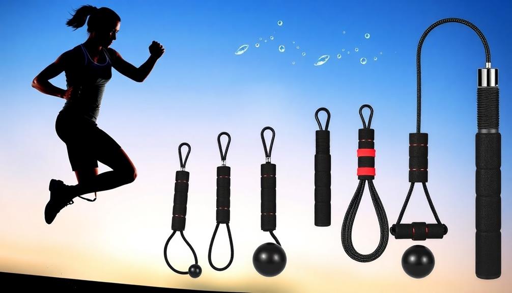 Adjustable Weighted Jump Ropes