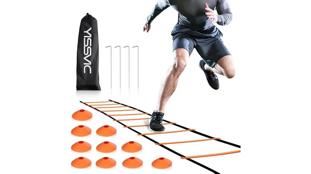 5 Best Agility Ladders For Footwork Training 5 Agility Training Equipment Set
