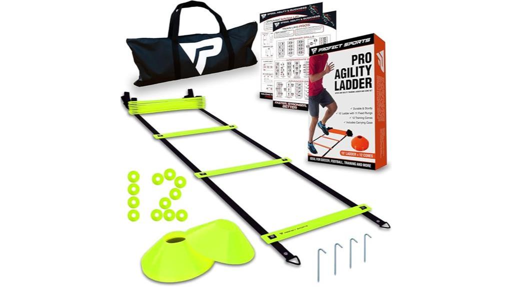 5 Best Agility Ladders For Footwork Training 4 Agility Training Equipment Set