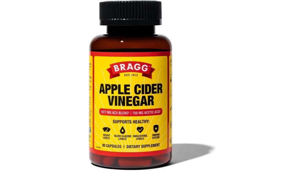 3 Best Natural Appetite Control Supplements That Actually Work, According To Experts 3 Apple Cider Vinegar Capsules