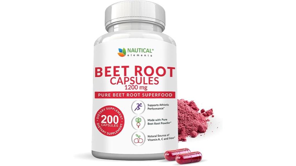 5 Best Beetroot Powders For Endurance: Boost Your Performance Naturally 3 Beet Root Powder Capsules