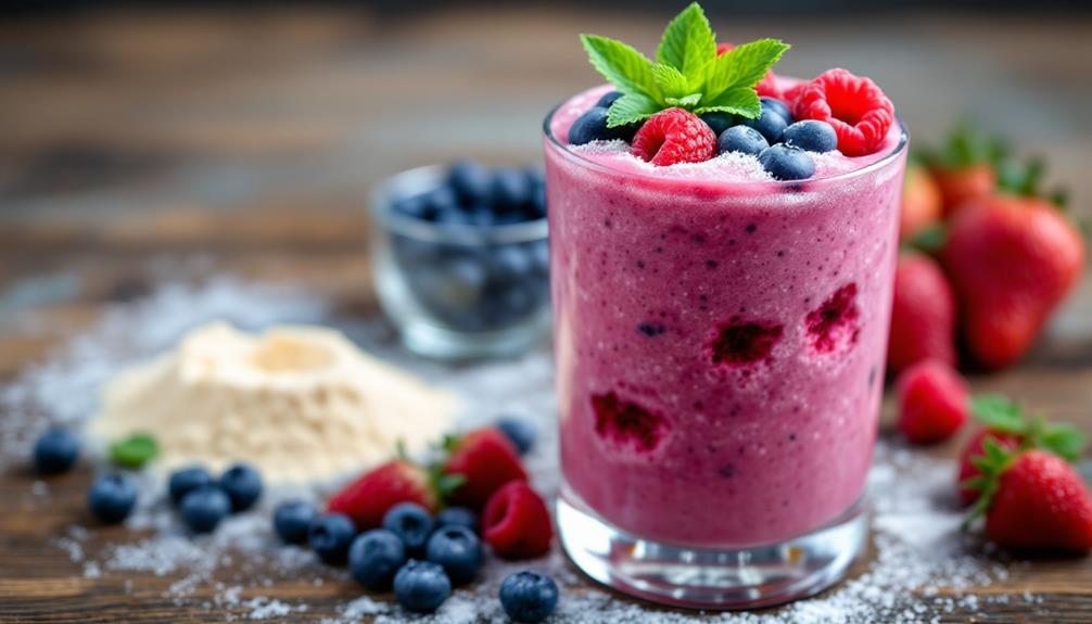 Top 3 Bulking Protein Shakes For Maximum Muscle Gain 3 Berry Protein Shake Recipe