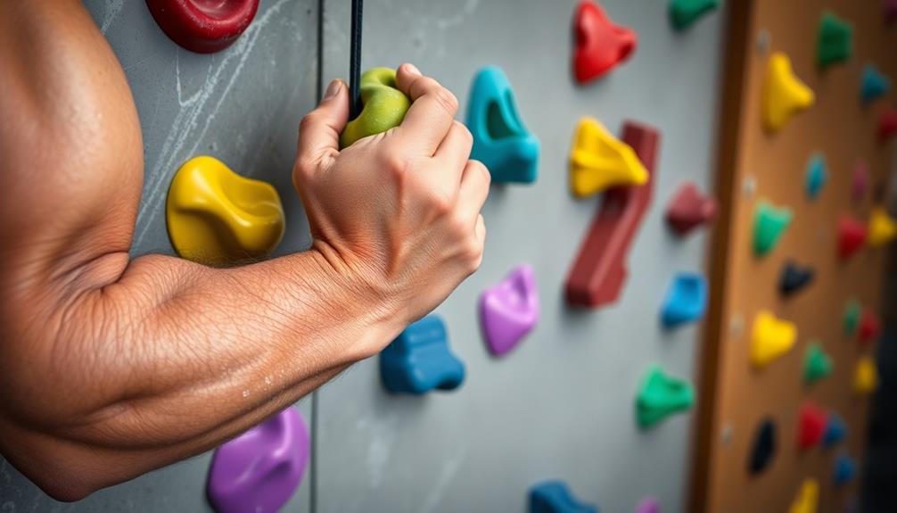 bouldering for strength gains