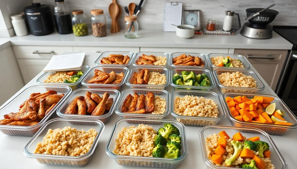 bulking with meal prep