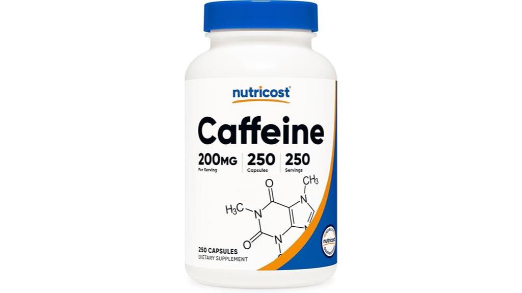 10 Best Caffeine Pills For Energy Boost: Stay Alert And Focused 2 Caffeine Pills 200Mg 250 Caps