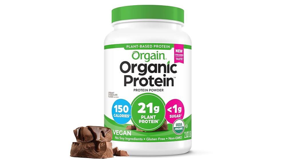 5 Best Organic Protein Powders 2 Chocolate Fudge Vegan Protein
