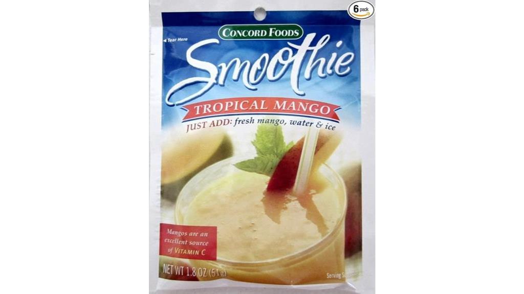 Concord Mango Smoothie Packets