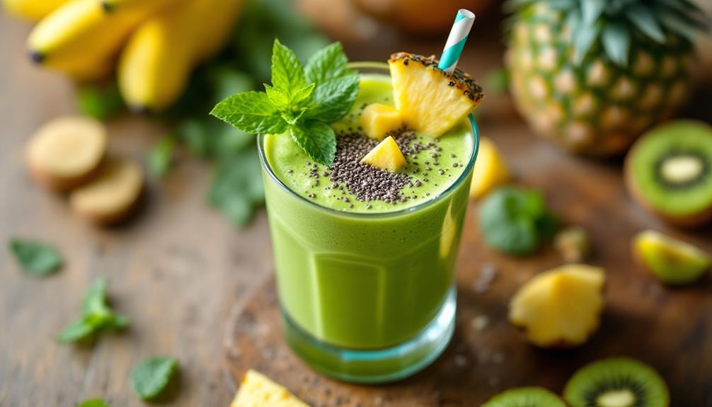 Diy Protein Shakes: Recipes For Maximum Muscle Gain 4 Delicious Tropical Green Smoothie