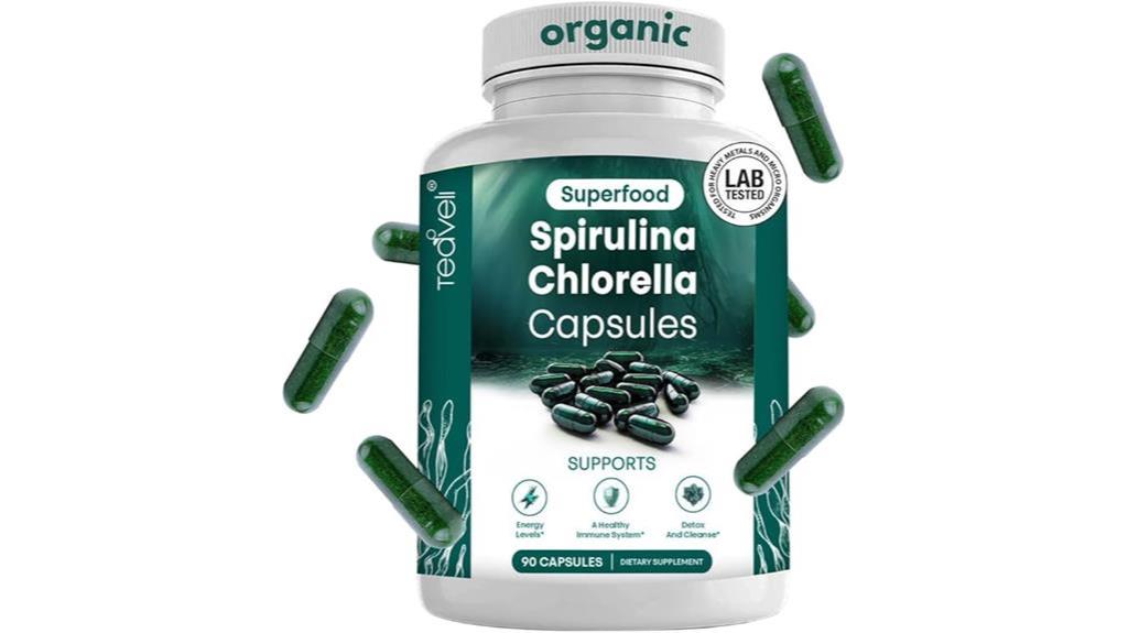 The 5 Best Chlorella And Spirulina Supplements For Detox, Backed By Science 4 Detox Immune Support Capsules