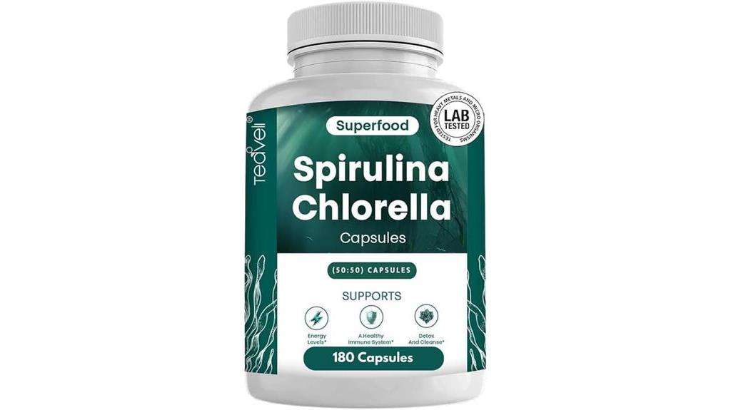The 5 Best Chlorella And Spirulina Supplements For Detox, Backed By Science 2 Detoxifying Spirulina Chlorella Capsules