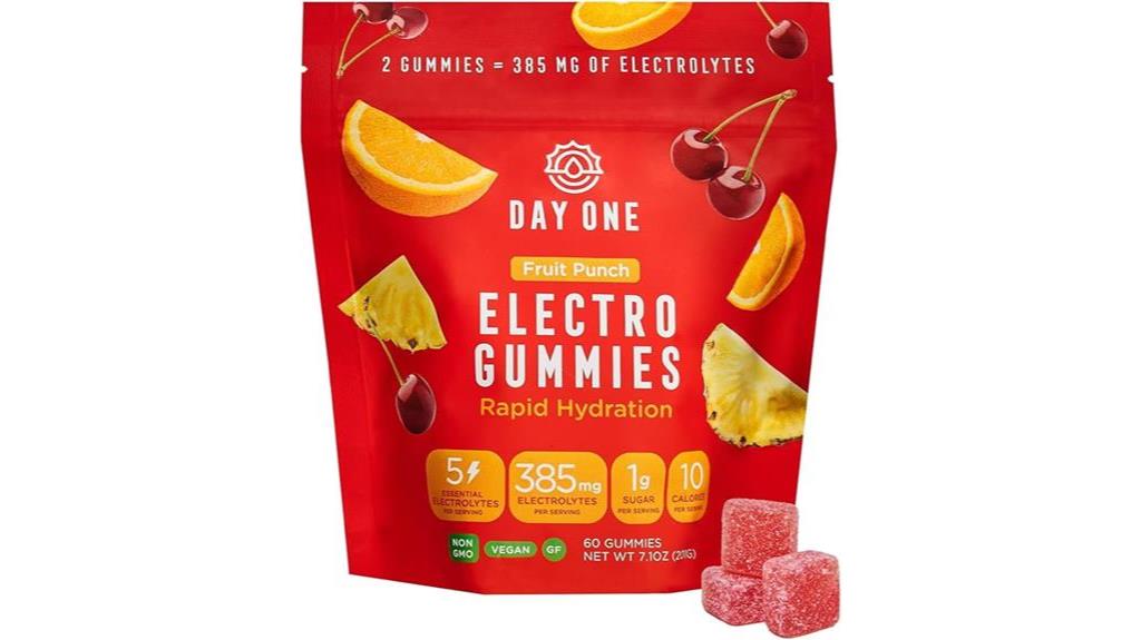 3 Best Electrolyte Gummies For Rehydration And Energy Boost 1 Fruit Punch Electrolyte Gummies
