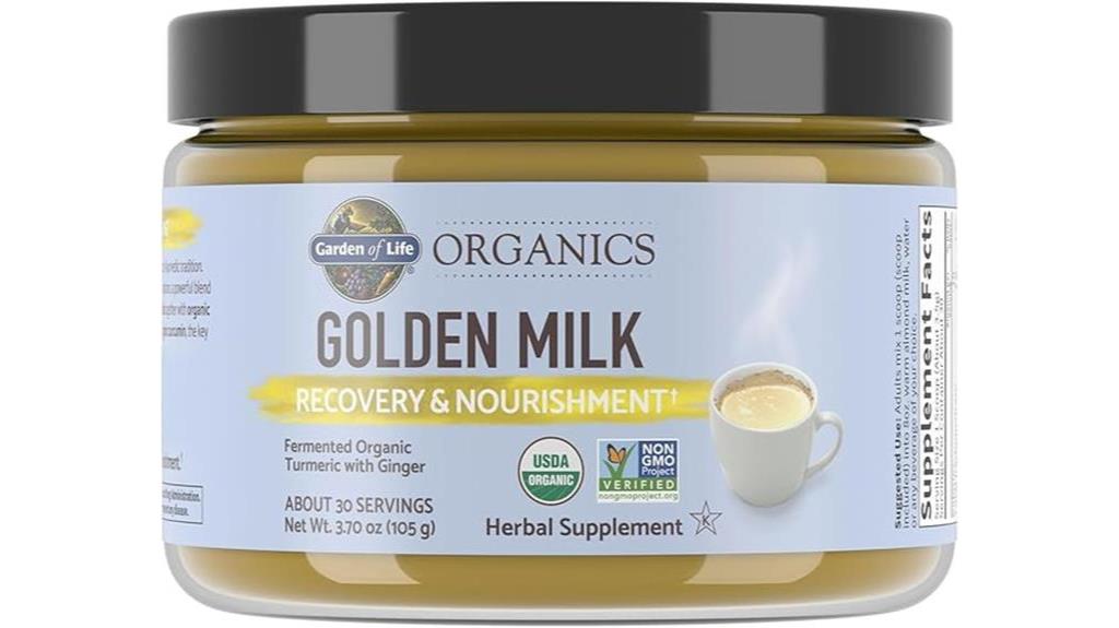 5 Best Superfood Recovery Blends To Boost Your Post-Workout Nutrition 1 Golden Milk Nourishment Powder