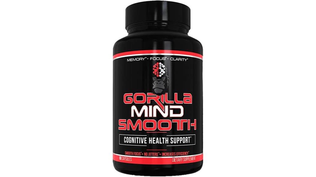 The 5 Best Gorilla Mind Cortisol Blockers: Reviews And Expert Recommendations 3 Gorilla Mind Smooth Capsules