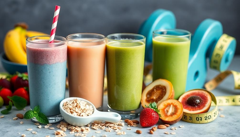 high calorie muscle building smoothies
