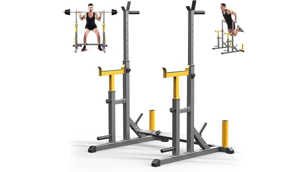 Home Gym Adjustable Rack