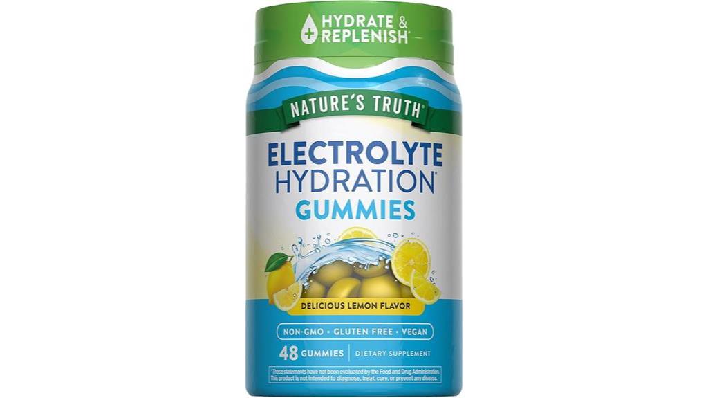 3 Best Electrolyte Gummies For Rehydration And Energy Boost 3 Hydrating Lemon Electrolyte Gummies