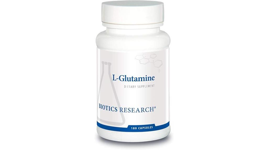L Glutamine Capsules 180