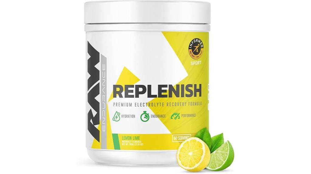 5 Best Electrolyte Replenishment Drinks To Fuel Your Workout Recovery 3 Lemon Lime Electrolyte Recovery Powder