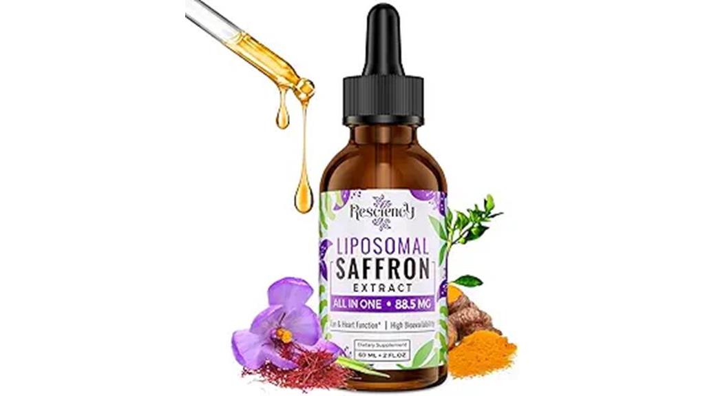 3 Best Appetite Suppressant Drops That Actually Work: A Comprehensive Review 1 Liposomal Saffron Extract Drops