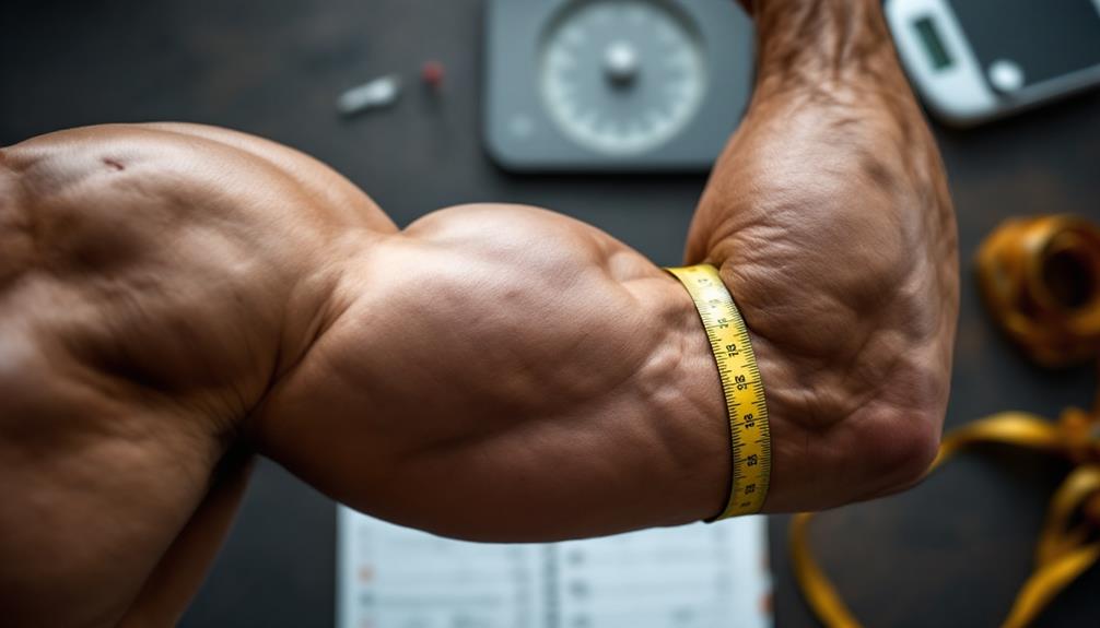 monitor muscle growth progress