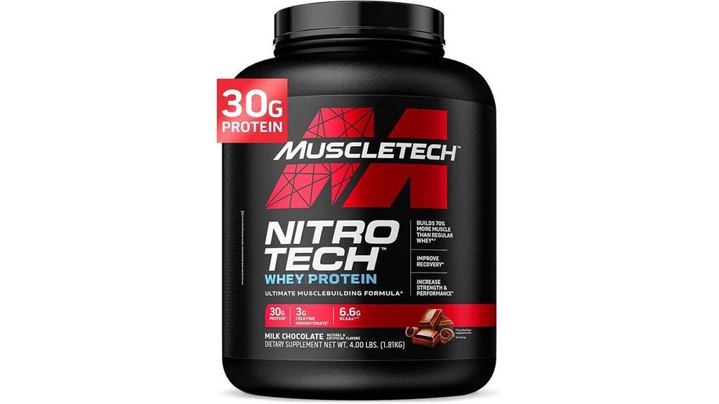 5 Best Muscle Building Peptides Of 2024: Science-Backed Results 4 Muscletech Nitro Tech Protein Powder