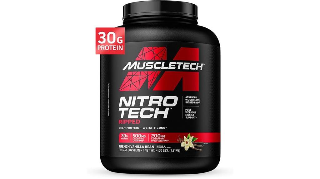 5 Best Protein Powders For Lean Muscle 1 Muscletech Nitro Tech Protein Powder