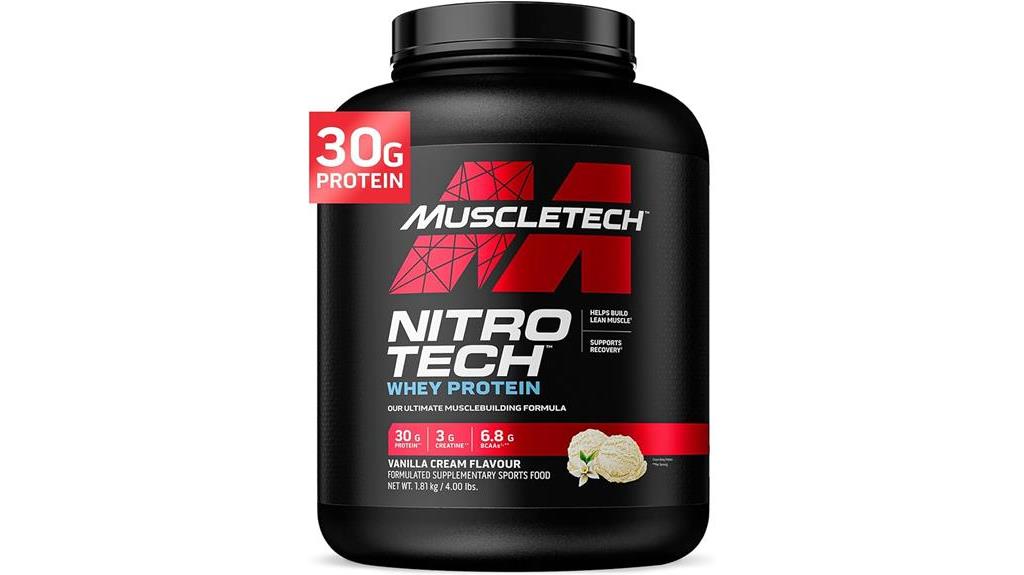 5 Best Muscle Building Peptides Of 2024: Science-Backed Results 3 Muscletech Nitro Tech Vanilla Protein