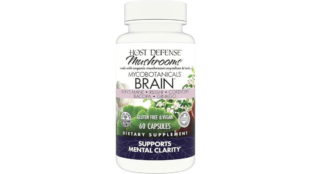 Mycobotanicals Brain Supplement Capsules
