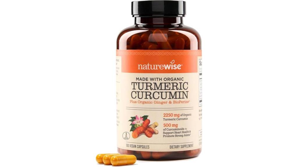 3 Best Anti-Inflammatory Supplements To Reduce Pain And Swelling, According To Experts 1 Naturewise Turmeric Supplement Supply