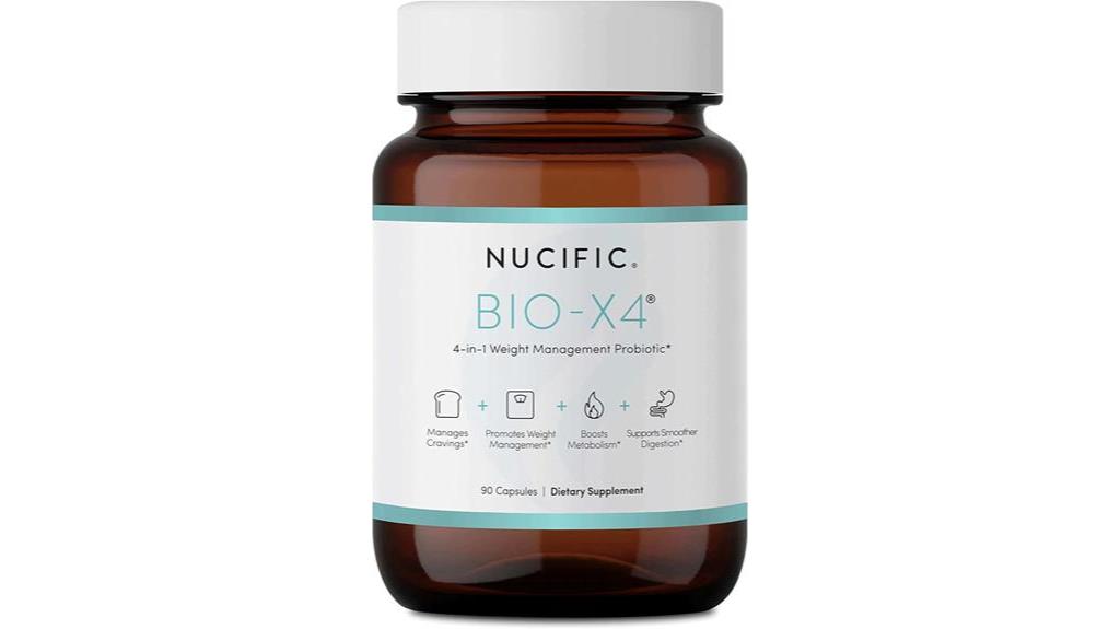9 Best Life Seasons Metabolism Weight Management Products To Boost Your Health Journey 4 Nucific Bio X4 Probiotic Supplement