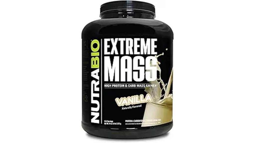 Nutrabio Vanilla Mass Gainer