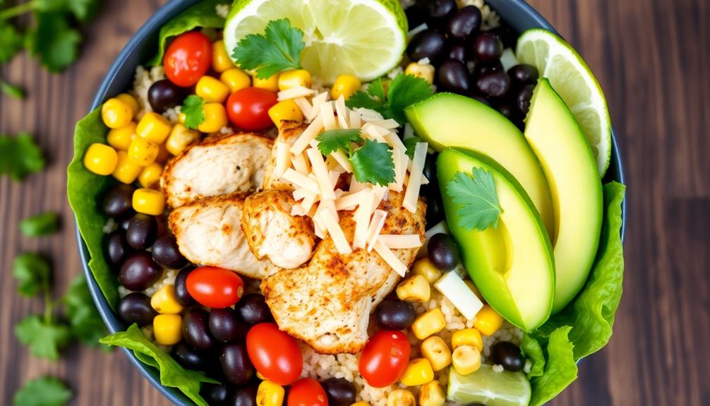 Top 5 Bulking Meal Ideas To Maximize Gains 1 Nutritious Chicken Burrito Bowl