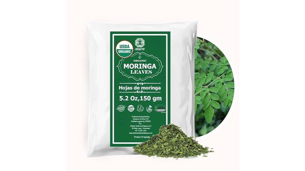 Organic Dried Moringa Tea
