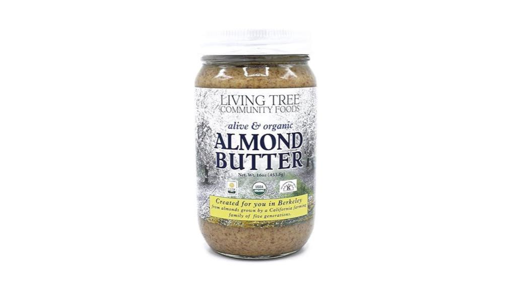 5 Best Almond Butters For Clean Bulking: Muscle-Building Nutrition In A Jar 3 Organic Raw Almond Butter