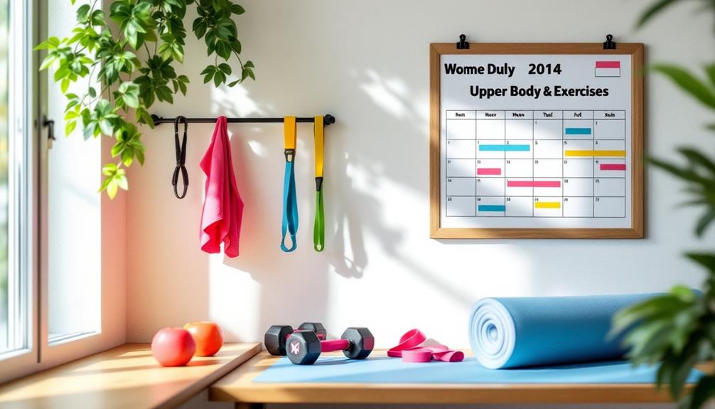 Mastering Upper Body Resistance Training At Home 5 Organizing Your Exercise Schedule