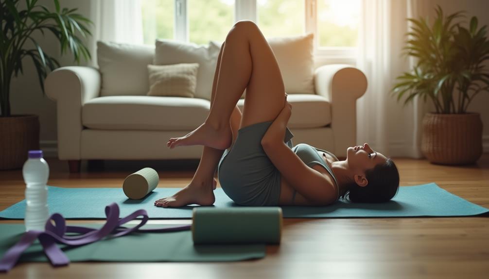 post leg day soreness management