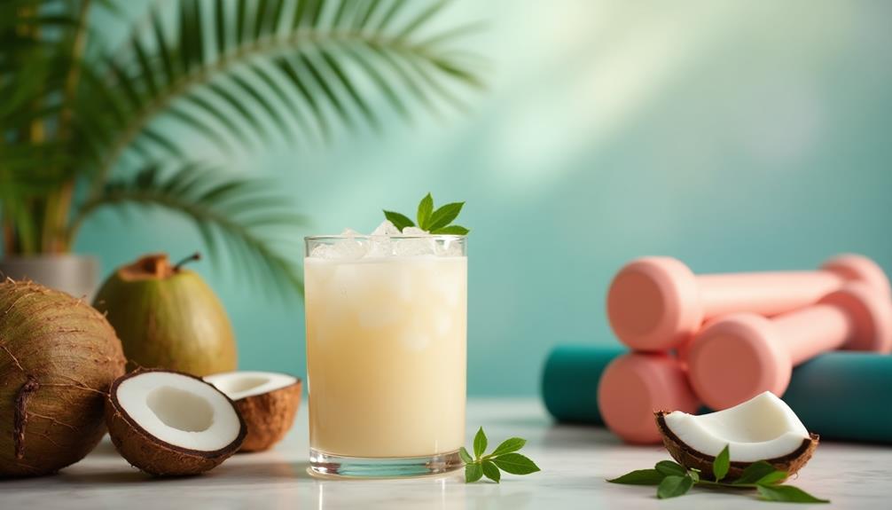 Top 10 Muscle Recovery Drinks To Enhance Your Post-Workout Routine 3 Refreshing Tropical Coconut Beverage