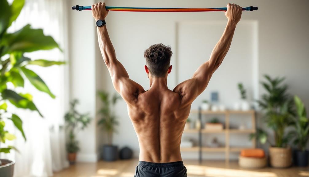Beginners Guide To Resistance Bands Workouts - 10 Essential Exercises 9 Resistance Band Shoulder Workout