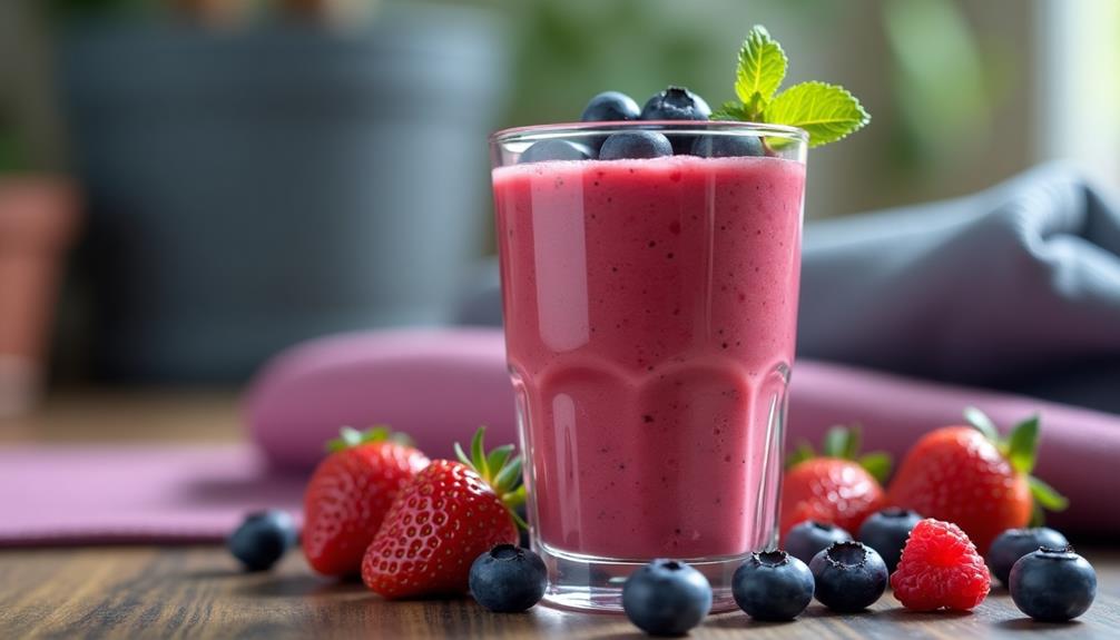 Top 3 Muscle Recovery Shakes To Enhance Your Post-Workout Routine 2 Revitalizing Berry Smoothie Blend
