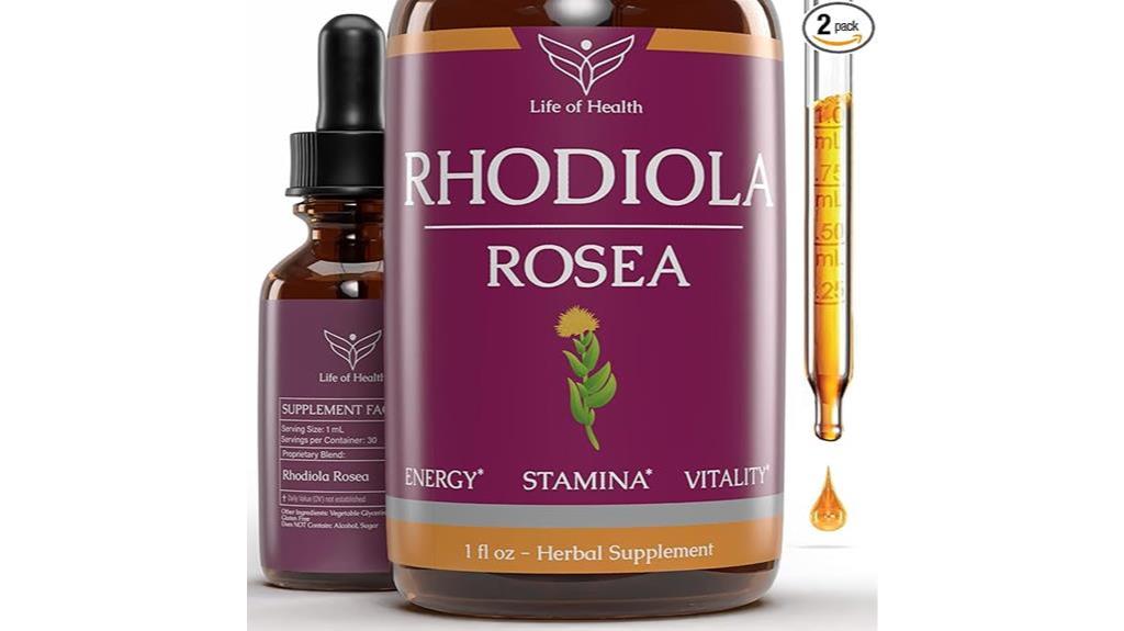 Rhodiola Rosea Energy Tincture