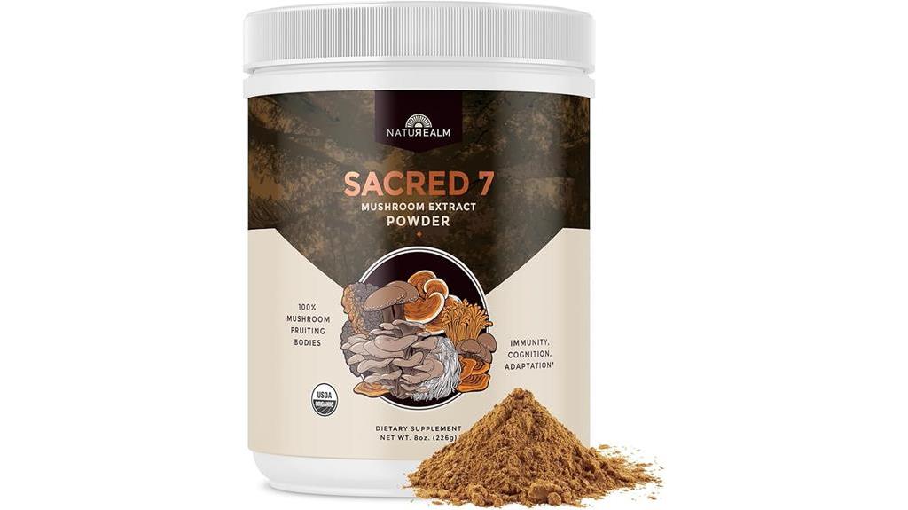 5 Best Mushroom Extracts For Endurance Athletes, Scientifically Backed 4 Sacred 7 Mushroom Powder