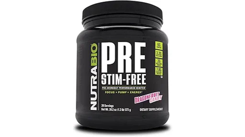 10 Best Caffeine-Free Pre-Workout Supplements For Peak Performance 4 Stimulant Free Pre Workout Powder