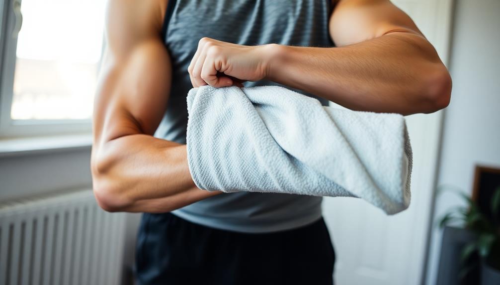 10 Steps To Build Bicep Muscle Without Weights 6 Strength Training With Towels