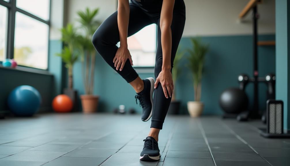10 Essential Post-Workout Stretches For Faster Recovery 1 Stretching Quadriceps With Balance